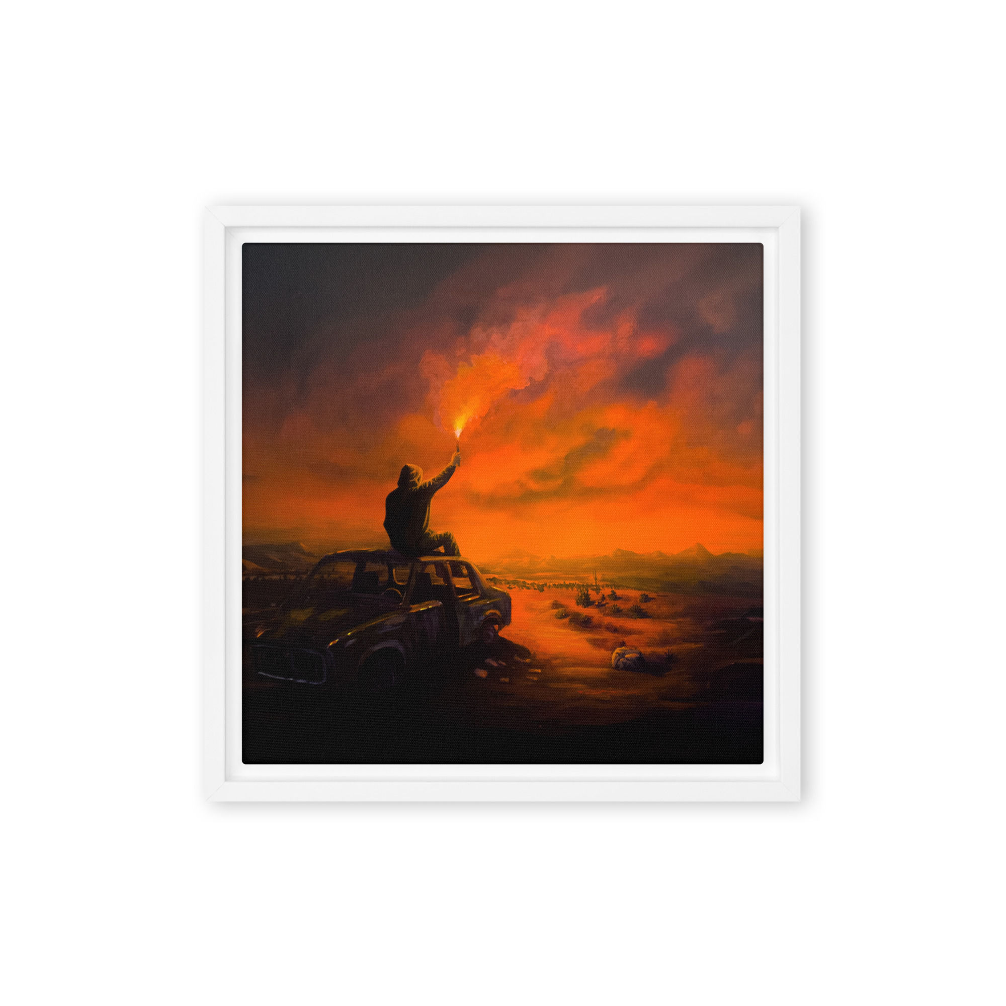 Title: The Sentinel - Acrylic on Framed Canvas - Various sizes