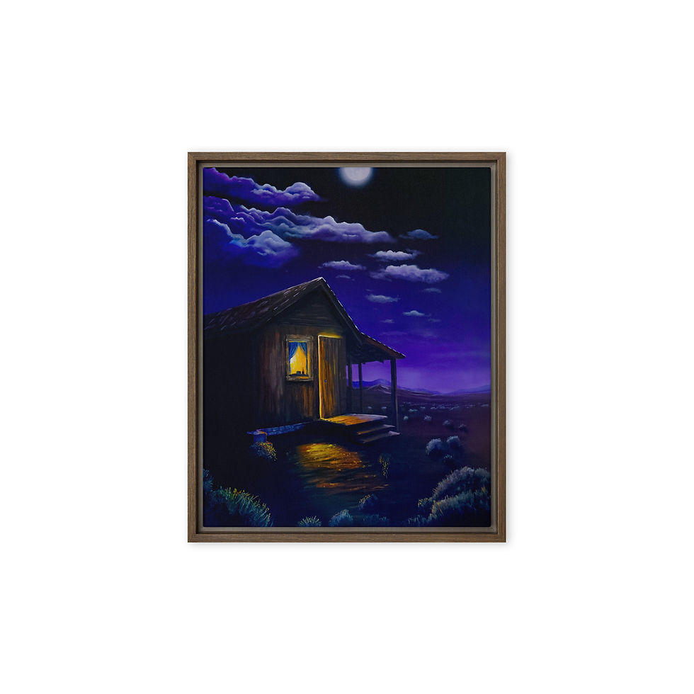 Thumbnail: Title: Keepers of The Night - Acrylic on Birchwood Print - Various sizes
