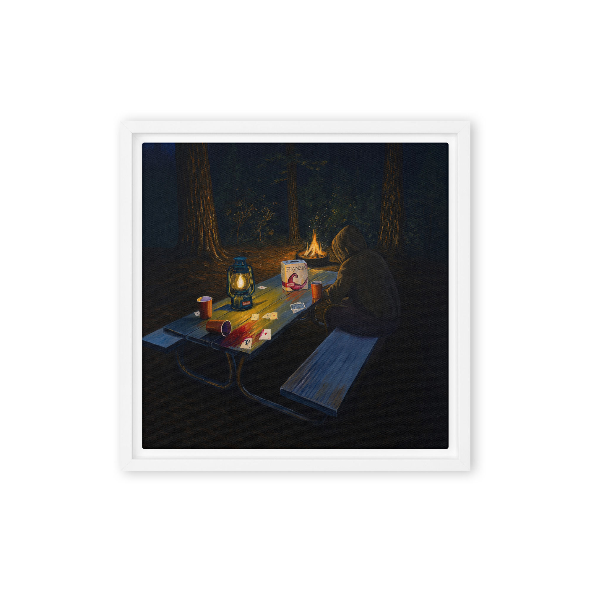 Title: Absence - Acrylic on Framed Canvas Print - Various sizes