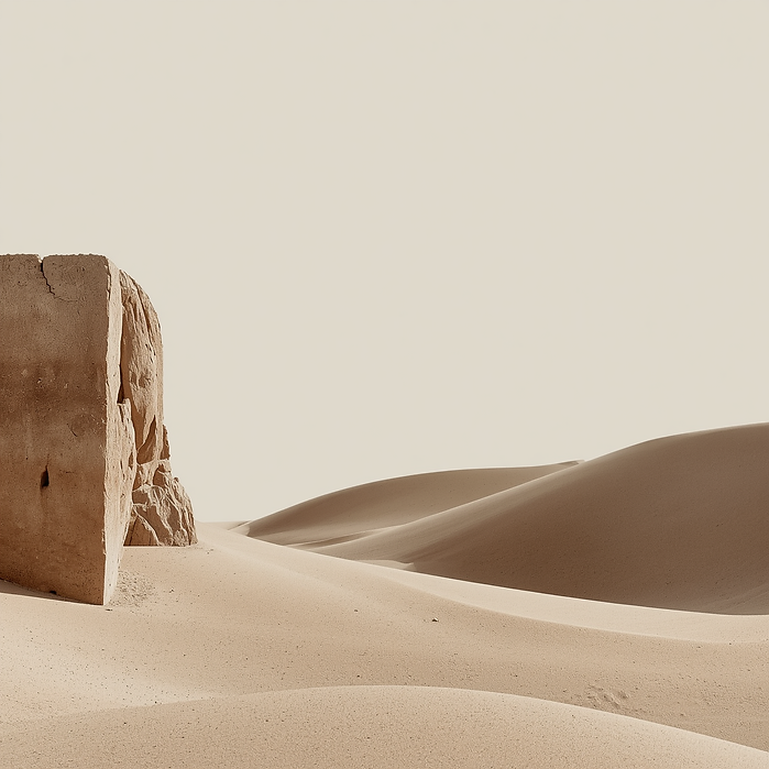 High-end abstract photography or composition illustrating deep ayurvedic accompaniment ove