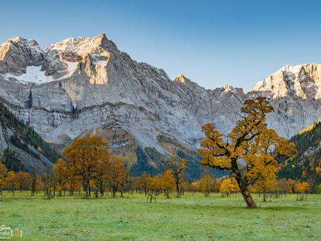Großer Ahornboden im Herbst