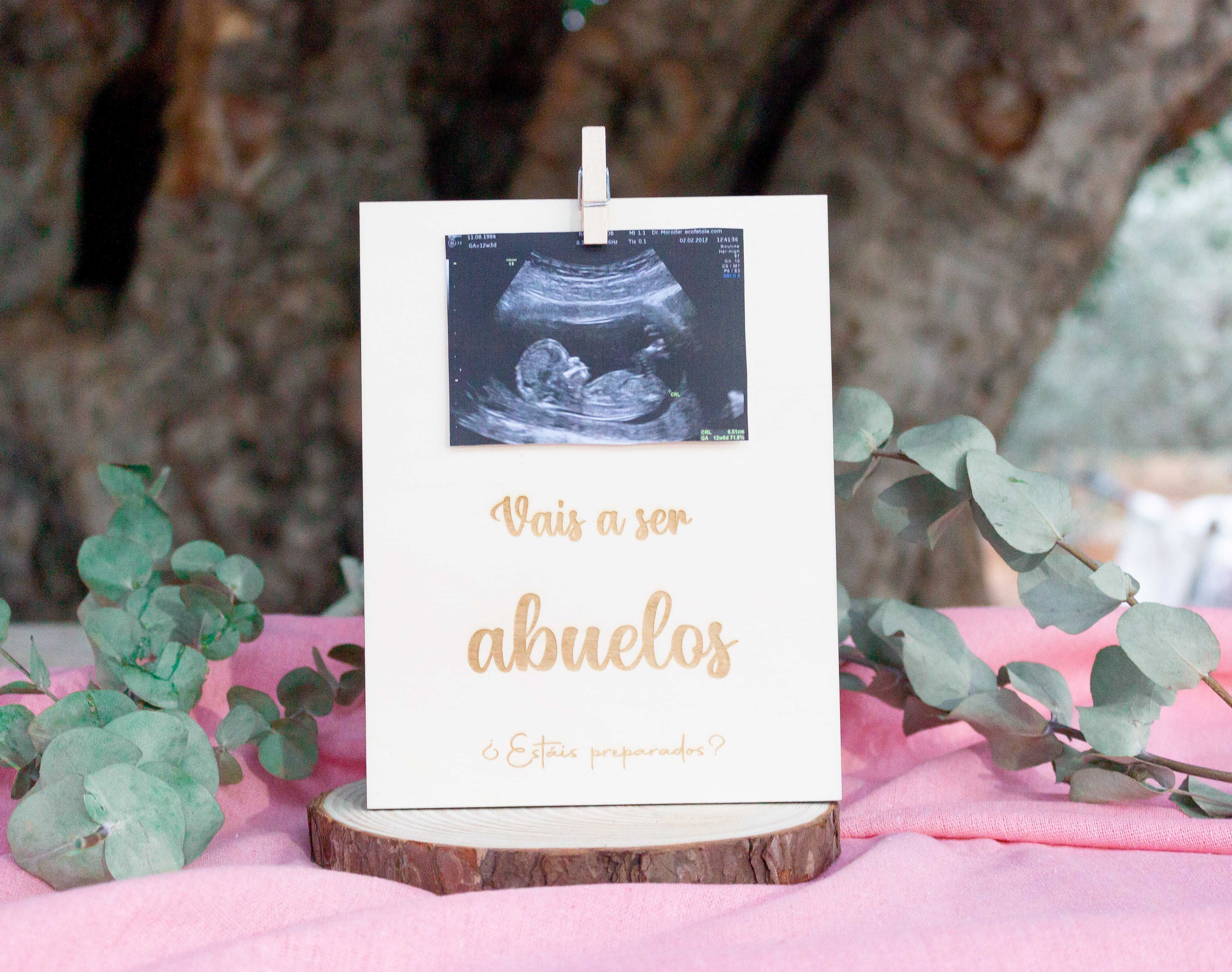 Porta fotos "Vais a ser abuelos"