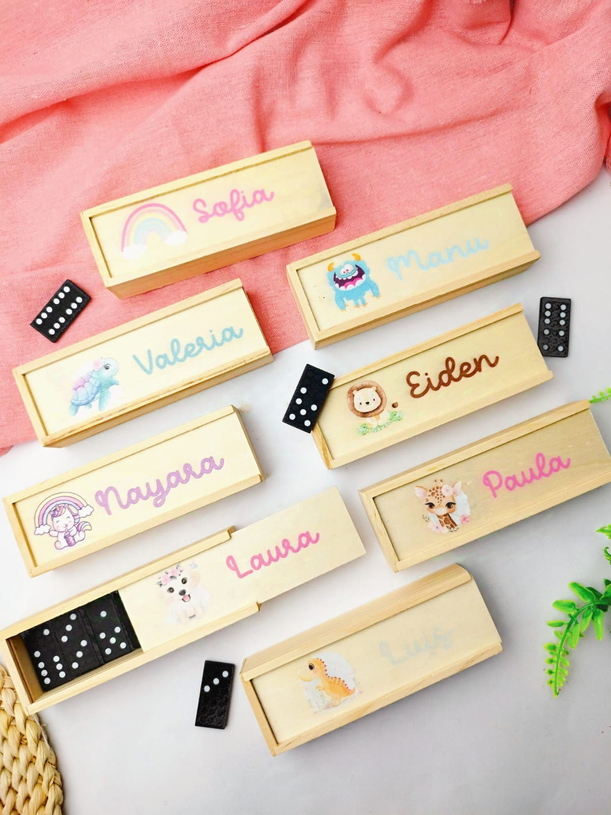 Dominó impreso - dibujos