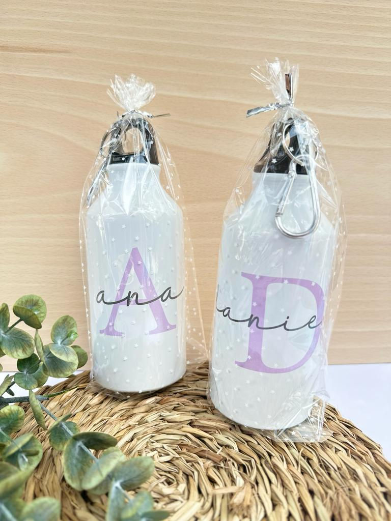Miniatura: botellas de agua aluminio personalizadas para niños regalo boda comunion