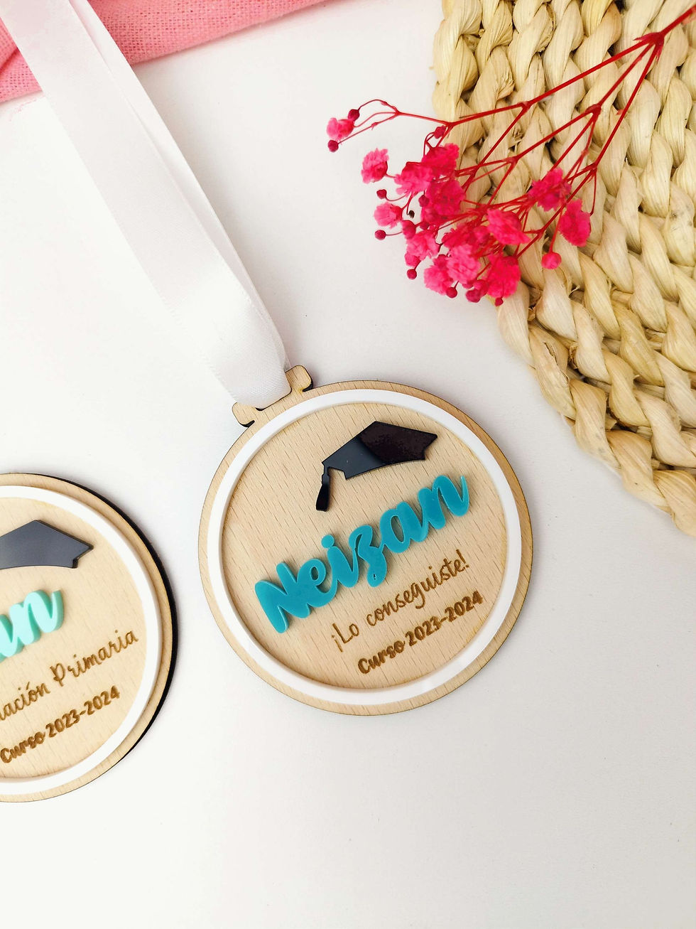 medalla fin de curso alumnos graduación profes regalos alumnos personalizados