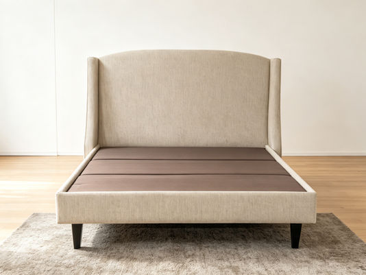 The Art of Minimalist Living: A Custom Upholstered Bed for Modern Bedrooms