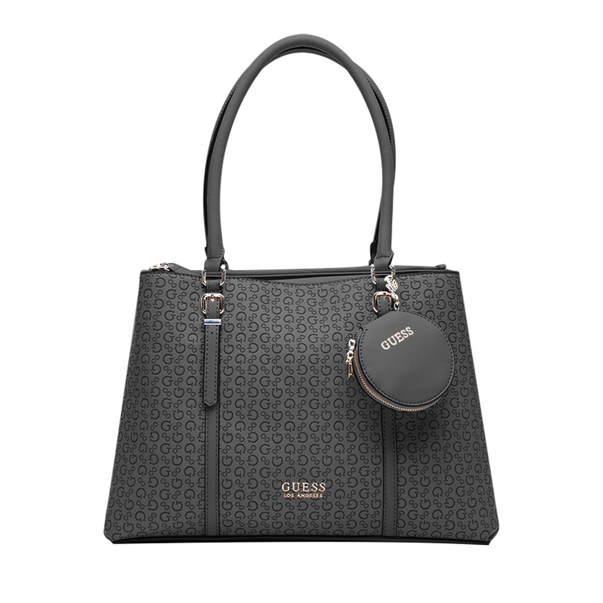 Guess Keeley Logo Detailed Satchel with Coin Purse