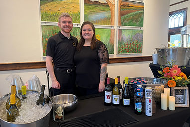 Mobile bar setup by Social Butterfly Catering Moore OK