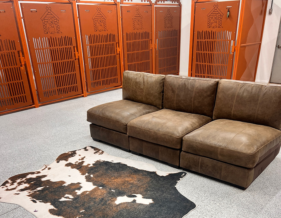 Custom-built dog boarding facility handcrafted by owner Jim Bates in Goldsby OK