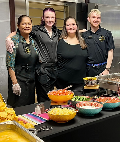 Social Butterfly Catering team group photo in Norman OK