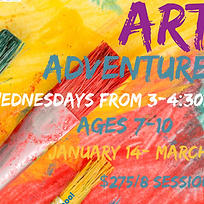 Afterschool Art Adventures - Wednesdays; 8 weeks - Winter 2026