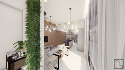 Residência VG (hall/estar/coz).)