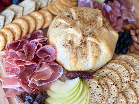 Baked Brie Charcuterie Board