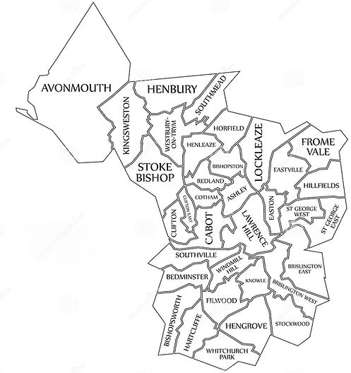 Map of Bristol