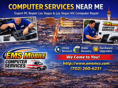 Trusted Computer Services Near Me – Expert PC Repair Las Vegas by EMS Mobile Computer Services
