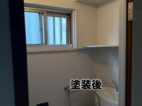 2025年9月足立区E様邸トイレ壁塗装