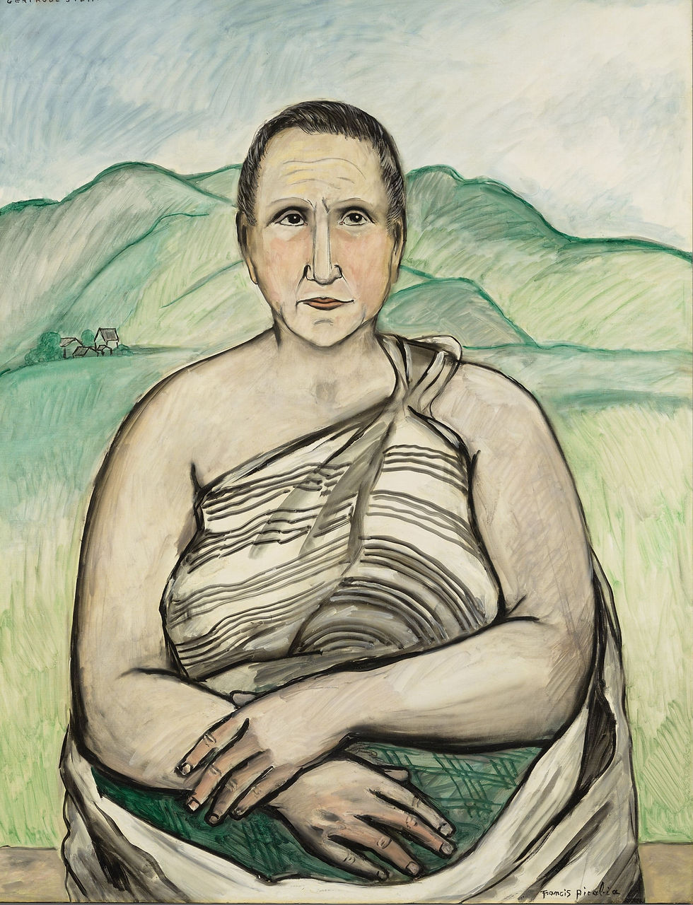 Francis Picabia's portrait of Gertrude Stein