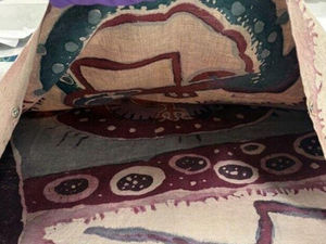 Len Lye batik in the Victoria and Albert Museum Collection