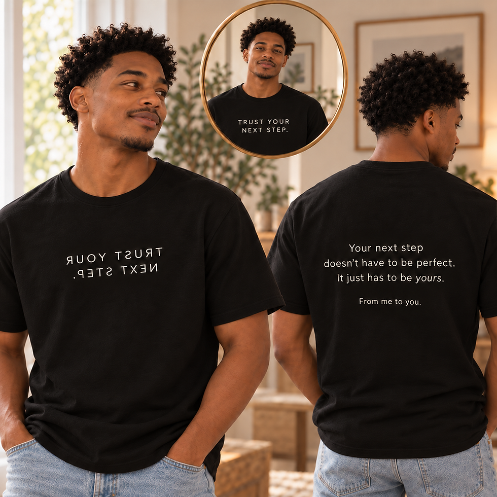 Trust Your Next Step Tee Mockup.png