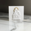 Thumbnail: Party Favor ICON Virgin Mary Theotokos 3.25 Sq Gold/Silver Leaf, Gift Box Almond