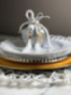 Thumbnail: 2026 Pomegranate GOLD/SILER Good Luck ‘RODI’ Home Decor - Greek Coin, Evil Eye