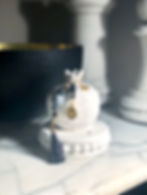 Thumbnail: ‘RODI’ Pomegranate Decor - Medium Ornate/Smooth - Black, Horseshoe, Coin