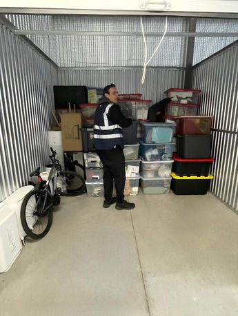 Assured Logistics Group at Cubesmart in Piscataway loading a storage unit