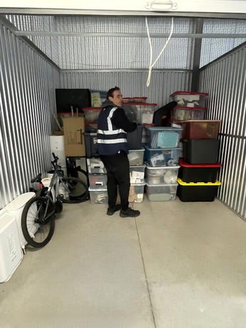 Assured Logistics Group at Cubesmart in Piscataway loading a storage unit 