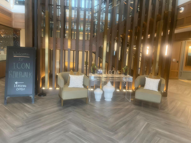 Lobby of Icon Riverwalk in Plainsboro NJ