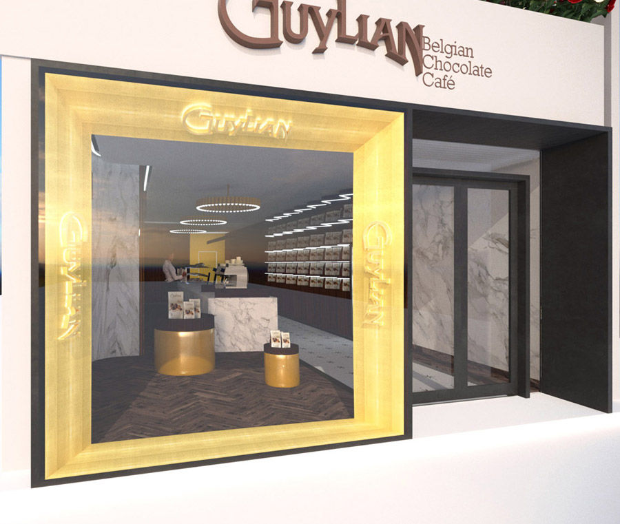 FHA Interior Design store retail food beverage brand and interior alignment concept grab go Riyadh Saudi Arabia