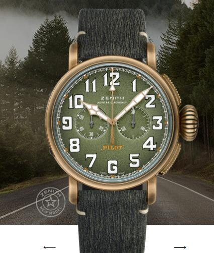ZENITH PILOT REPLICA WATCH PILOT TYPE 20 ADVENTURE 45MM 29.2430.679/63.I001 content media