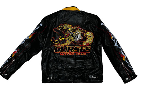ジャケット・アウター FALLETT Cracked Leather Rider Jacket FALLETT Cracked Leather Rider Jacket メンズ