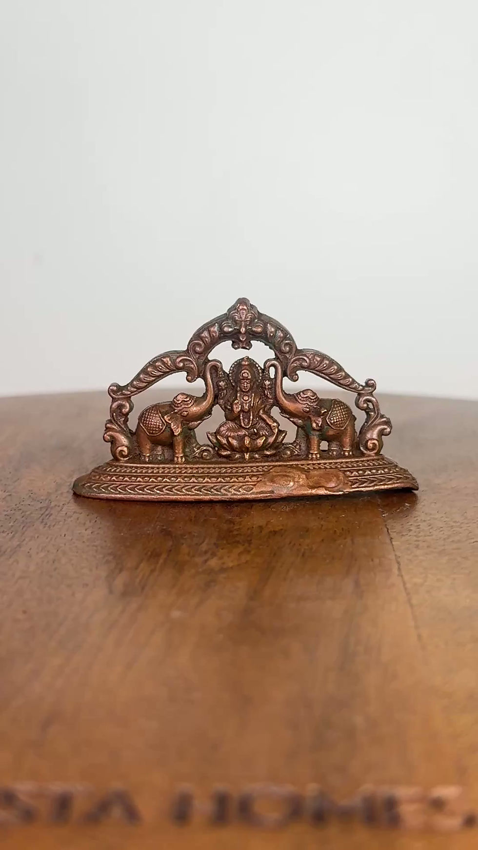 Thumbnail: Gaja Lakshmi - Prasiddh idols presents copper made museum replicated idol 