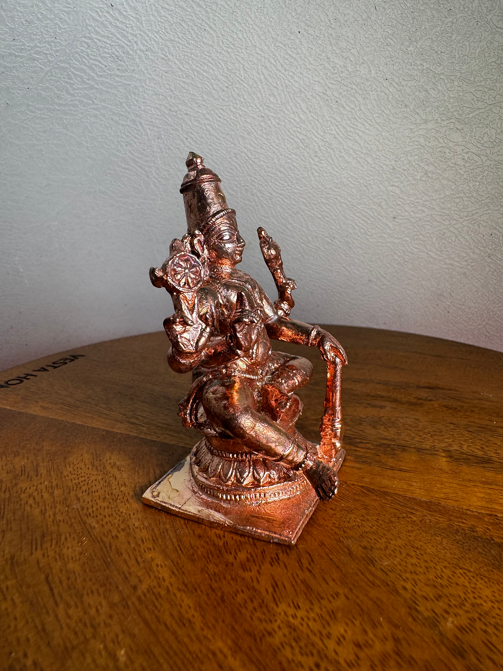 Thumbnail: Vishwaksena - Prasiddh idols present copper idol