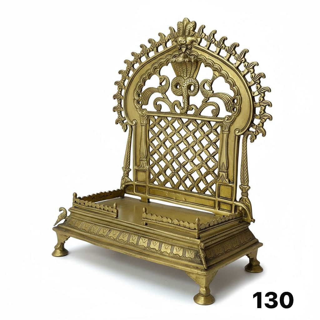 Vintage Brass Made Peeta Prabhavali 