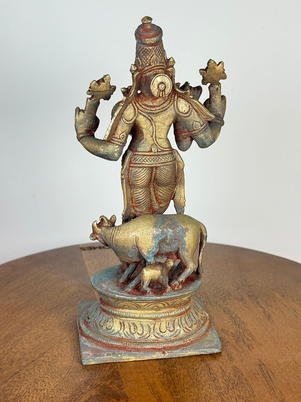 Thumbnail: Chaturbhuja Krishna - Prasiddh idols presents Panchaloha museum replicated idol