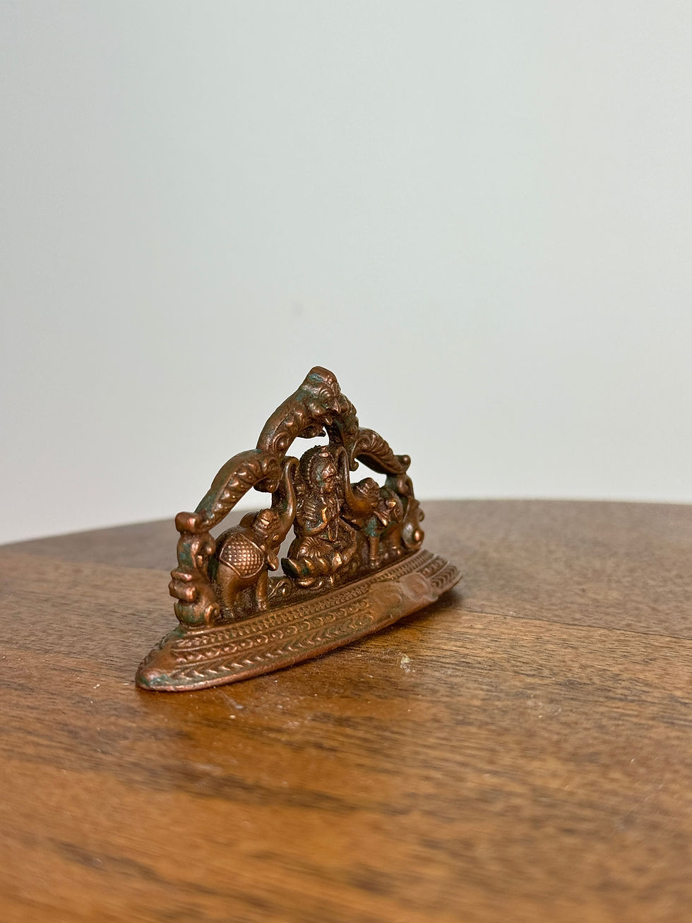 Thumbnail: Gaja Lakshmi - Prasiddh idols presents copper made museum replicated idol 