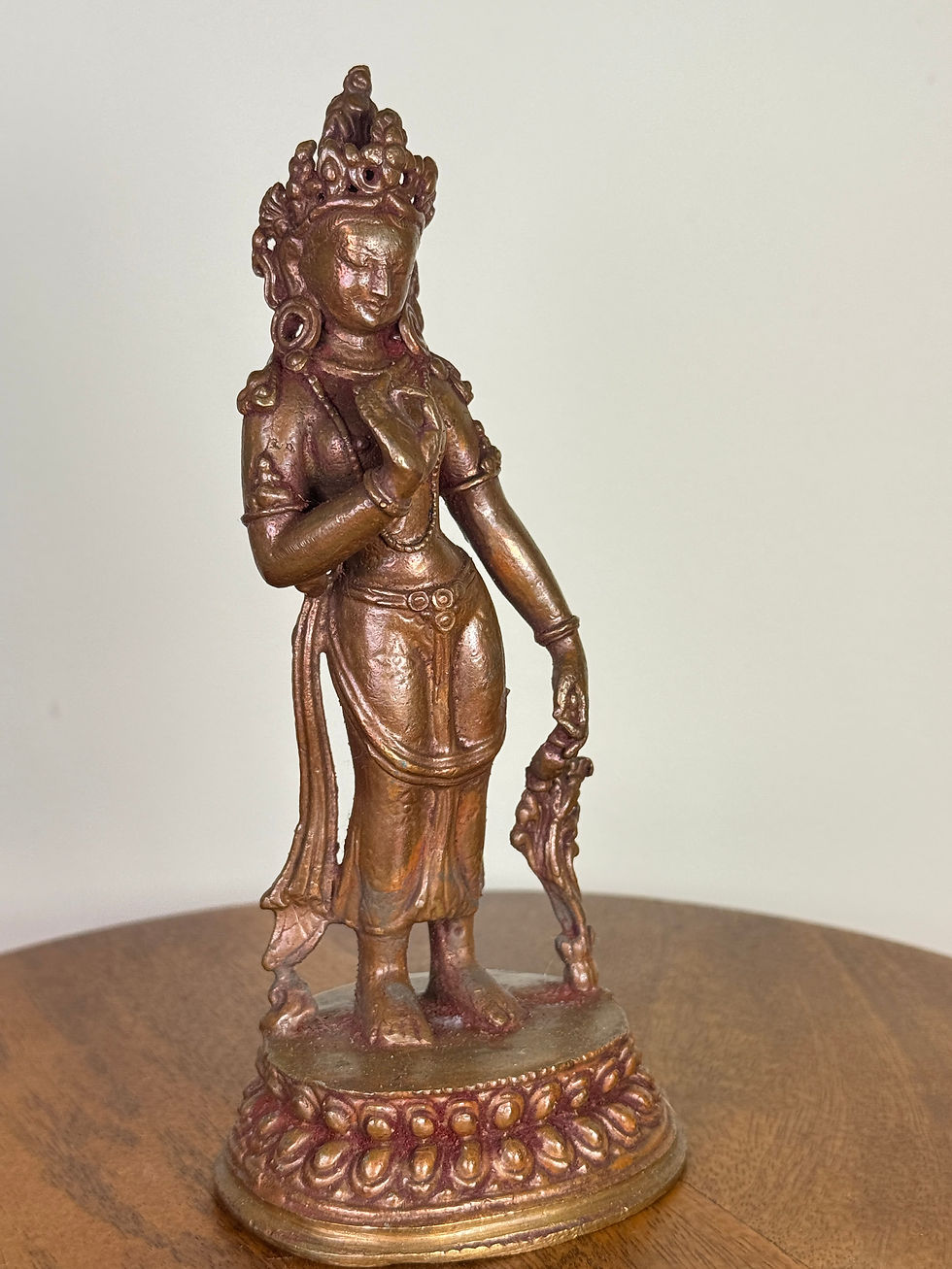 Thumbnail: Tibetian Tara Devi - Prasiddh idols presents copper made museum replicated idol