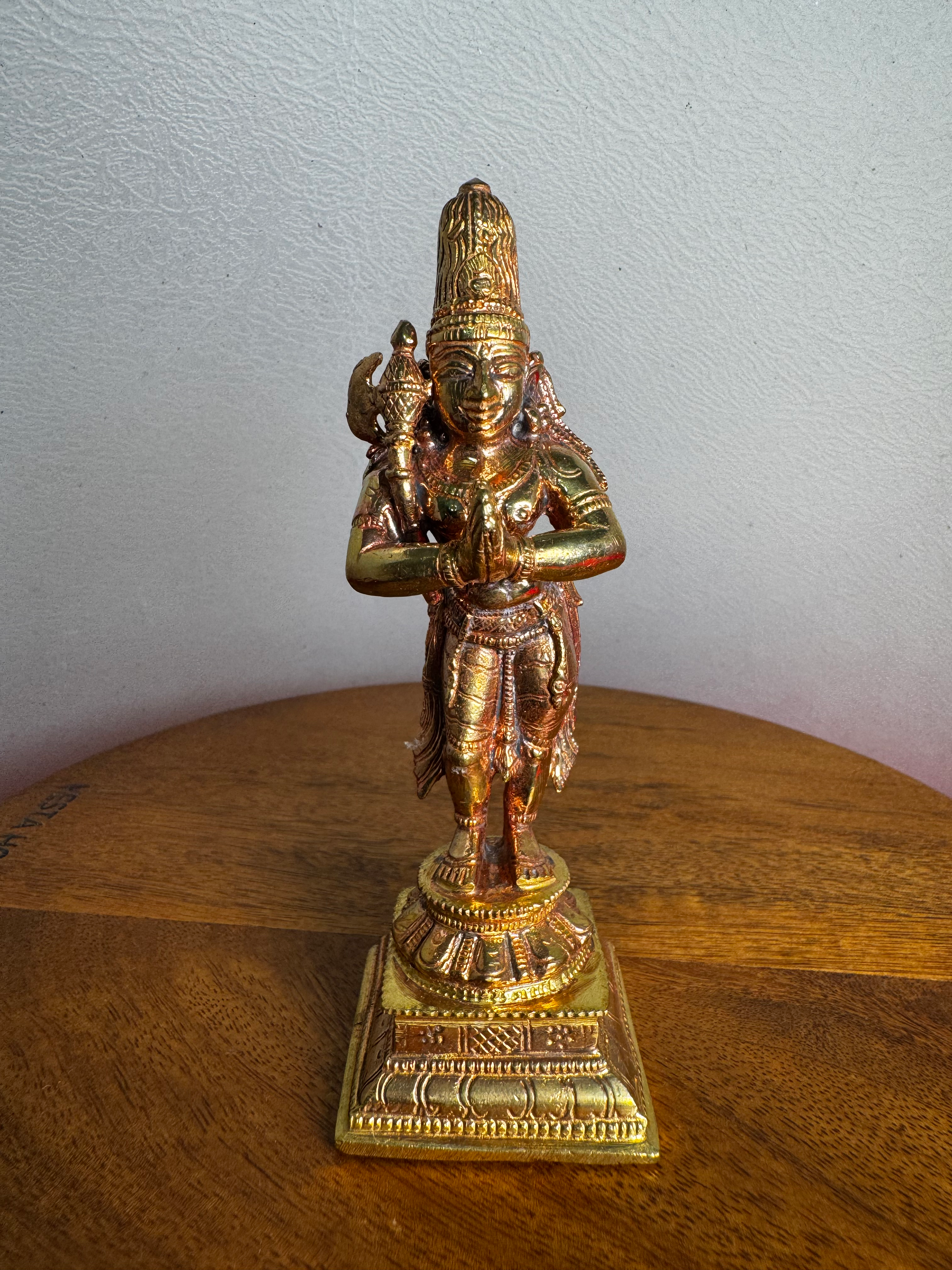 Chandikeshwara Swamy - Prasiddh idols present Panchaloha idol 