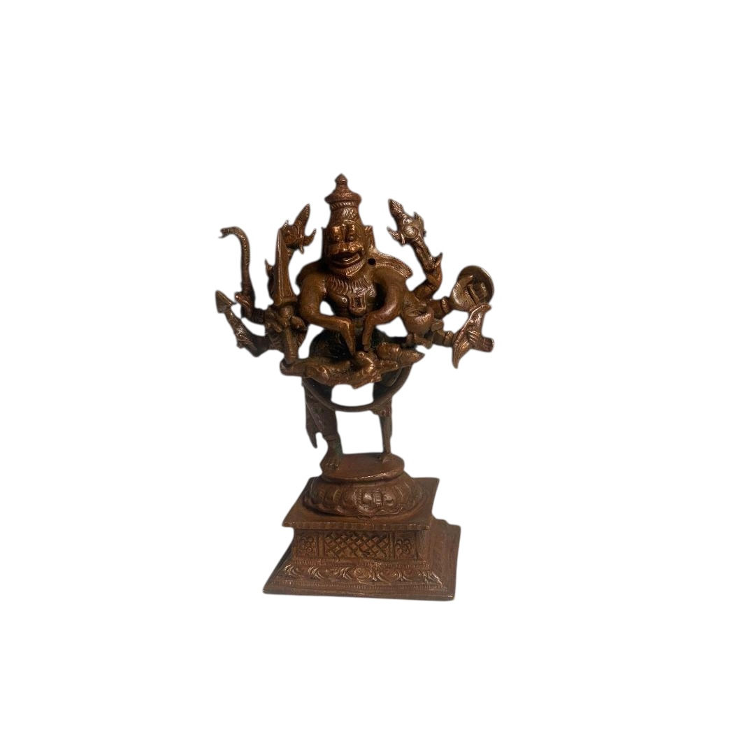Ugra Narasimha Swamy - Prasiddh Idols Presents Copper Made Museum Replica