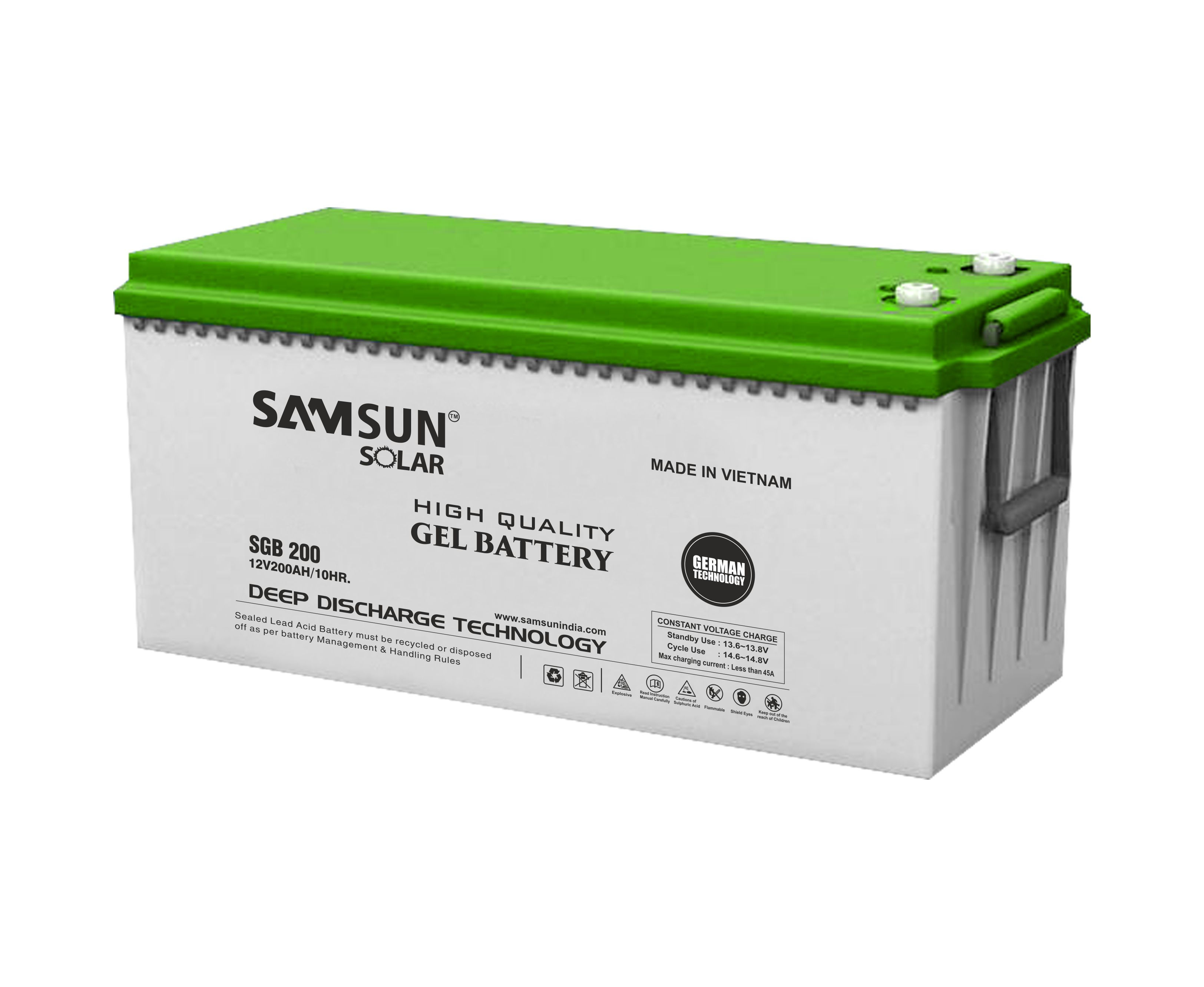 Samsun High Quality Gel Battery 200AH