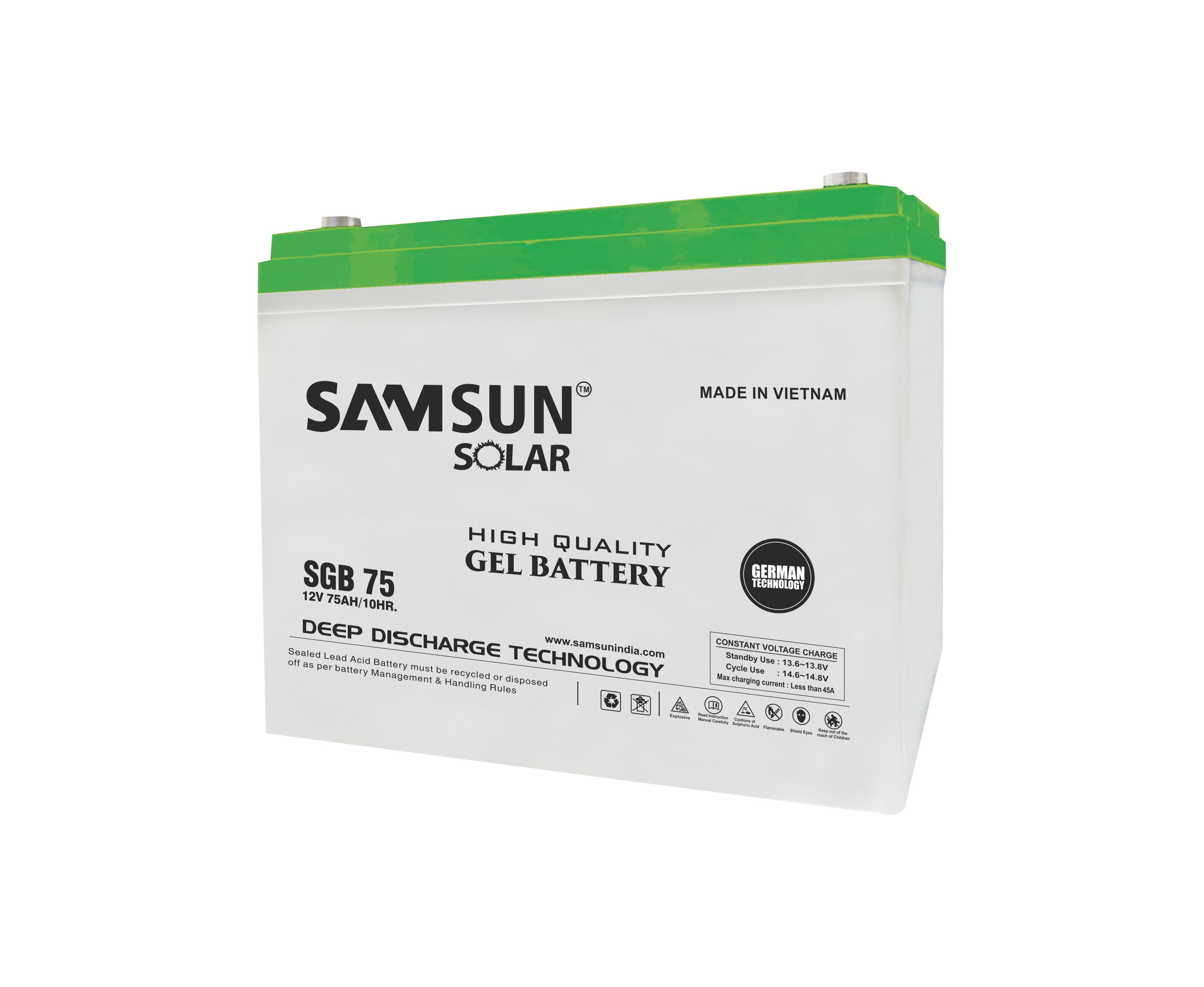 Samsun High Quality Gel Battery 75AH