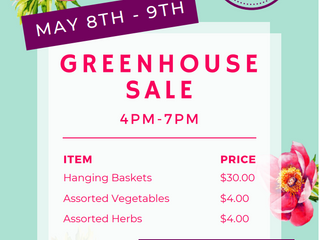 Greenhouse Sale