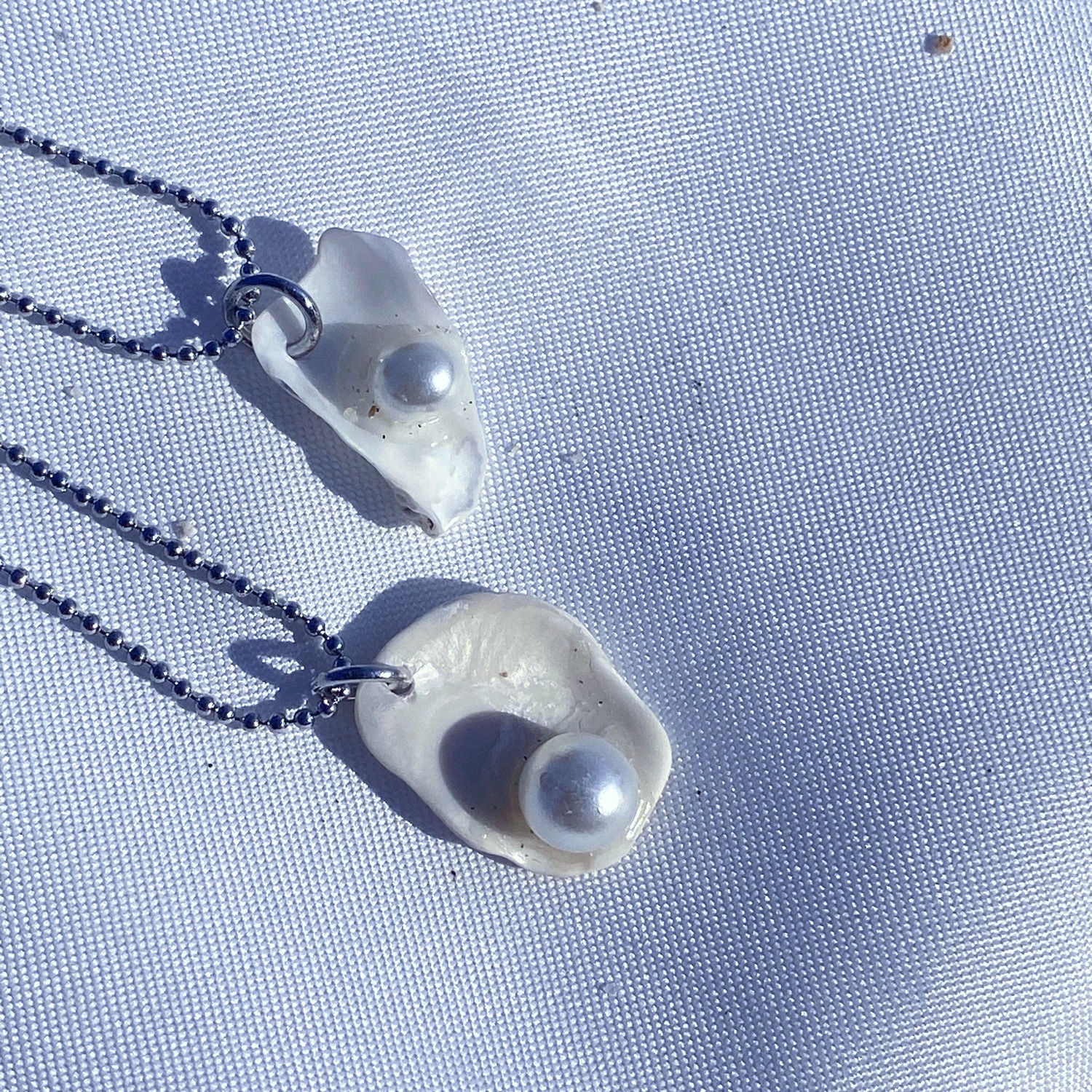 Artistic Shell Necklace ( Petite series 3)