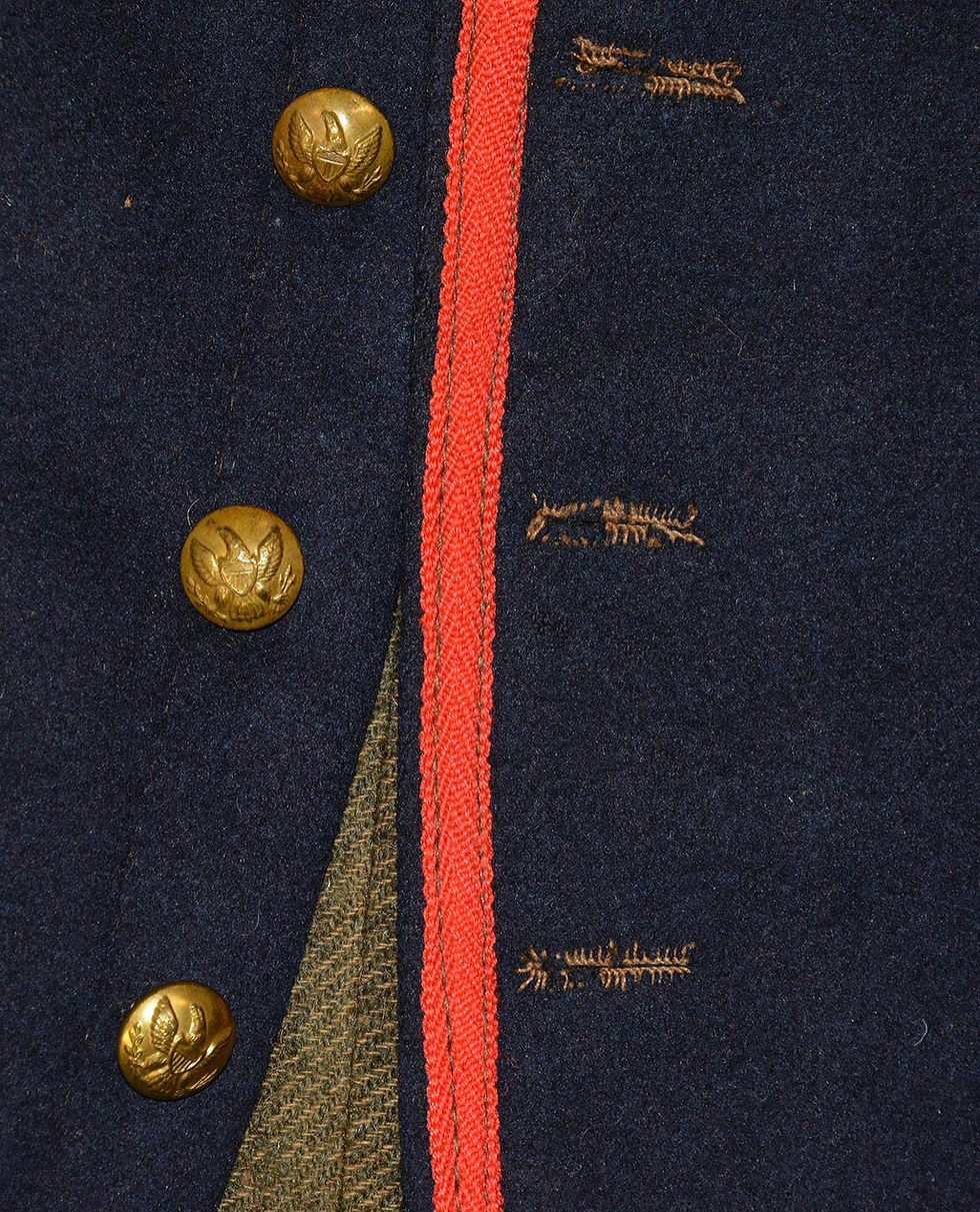 Thumbnail: Very Nice Enlisted US Artillery Shell Jacket with Sergeant's Chevrons