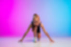 healthy-teenage-girl-professional-runner-jogger-action-motion-isolated-gradient-pink-blue-