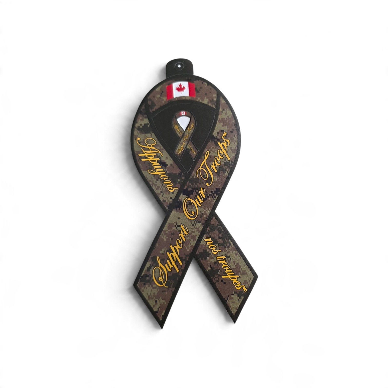 SUPPORT OUR TROOPS GREEN MAGNET