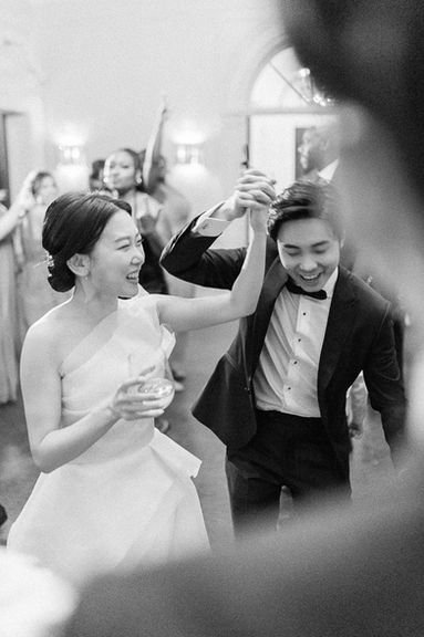 A couple dancing at their reception in Toronto