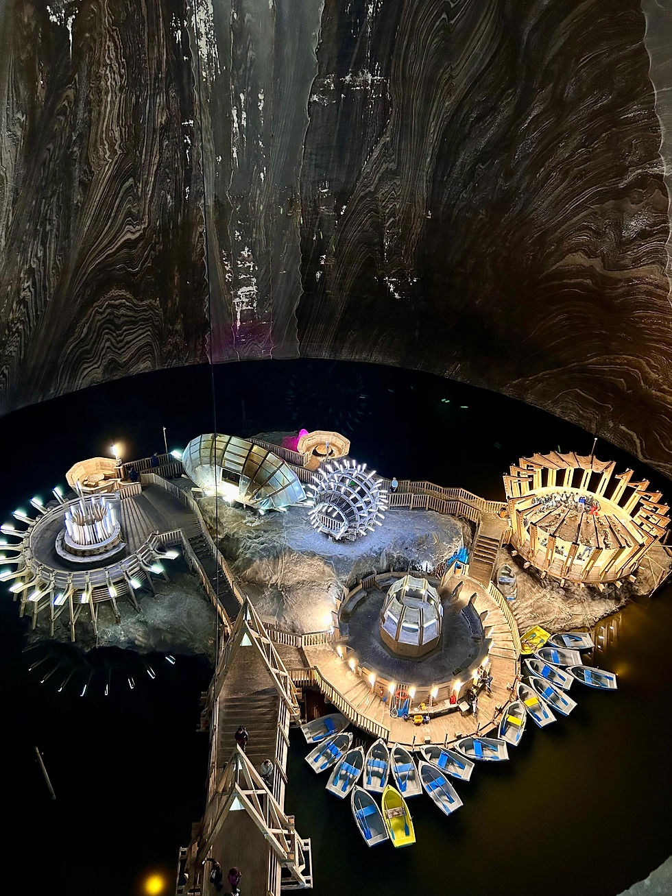Die Mine befindet sich ca. 120 m unter der Erde