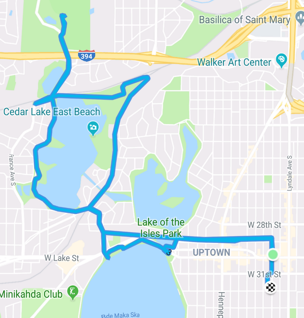 Route to Eloise Butler